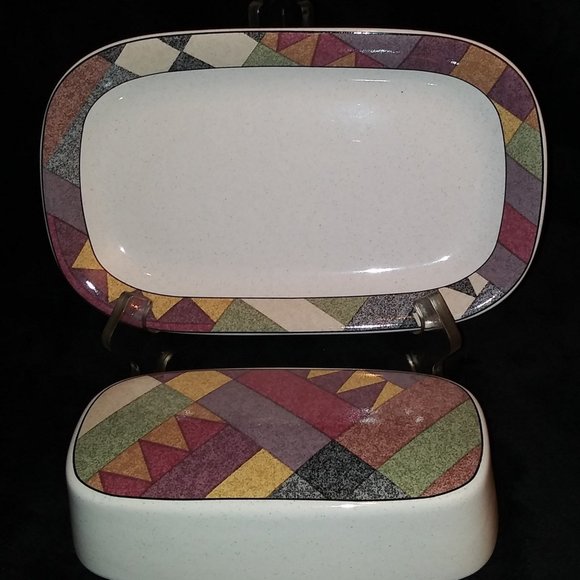 Assiette,Ensemble d'assiettes à gâteaux et desserts en porcelaine